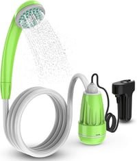 Eletorot USB-s Camping Zuhany Szivattyúval, Hordozható Kerti Zuhany 1.8m Csővel 1