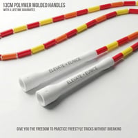 Coardă de sărit cu mărgele Elevate Rope, 320 cm, reglabilă, pentru copii și adulți 4