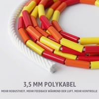 Coardă de sărit cu mărgele Elevate Rope, 320 cm, reglabilă, pentru copii și adulți 6