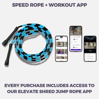 Elevate Rope Professional 3m Beads Ugrókötél - Állítható, Freestyle & Cardio Edzéshez 7