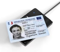 Elexlinco NFC okoscard és eid olvasó 13.56 MHz ISO14443A/B kompatibilis 1