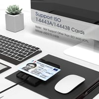 Elexlinco NFC okoscard és eid olvasó 13.56 MHz ISO14443A/B kompatibilis 2