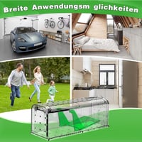 Elezenioc élő egércsapda szett 2db humánus légnyílással és tisztító kefével - Green 2pcs 6