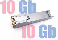 Elfcam 10Gb SFP+ RJ45 Hálózati Modul Freebox Ultra Kompatibilis, 10Gbase-T 30m Hatótávolság, 5m Cat8 Kábellel, Univerzális Switch Adapter 8