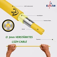Elfcam LC/APC - LC/APC monomód simplex optikai patch kábel, LSZH - 10 m 3