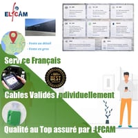 Optický kábel Elfcam SC/APC–SC/APC single-mode 9/125μm LSZH – 25 m 7