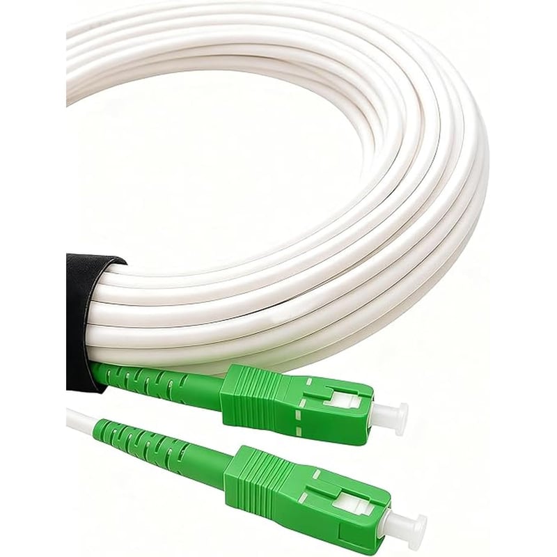 Optický kábel Elfcam SC/APC–SC/APC single-mode 9/125μm LSZH – 25 m