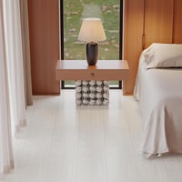 Elffloor öntapadós vinyl padló csempe, vízálló fa hatás, fehér 90x15 cm, 10 db 5
