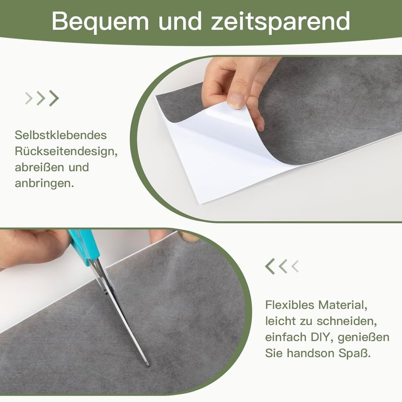 Elffloor öntapadós vinyl padló szürke 40x15cm 10db szett fürdőszobához konyhához