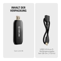 Externá snímacia karta pre kamery Elgato Cam Link 4K – premení vašu zrkadlovku, akčnú kameru alebo videokameru na webkameru, 1080p60 / 4K30, kompatibilná s OBS, Zoom a Teams, P 9