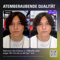 Externá snímacia karta pre kamery Elgato Cam Link 4K – premení vašu zrkadlovku, akčnú kameru alebo videokameru na webkameru, 1080p60 / 4K30, kompatibilná s OBS, Zoom a Teams, P 4