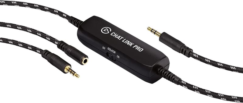 Adaptér Elgato Chat Link Pro pre PS5, PS4 a Nintendo Switch – zvuková karta pre konzoly