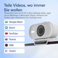 Webkamera Elgato Facecam Neo Full HD s krytkou objektívu, 1080p60, HDR, USB-C, biela 4
