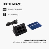 Elgato Stream Deck Mini kompakt stúdió vezérlő - 6 makró gombbal 9