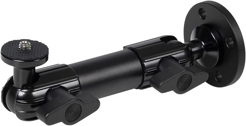 Elgato Wall Mount kĺbový držiak pre kamery a svetlá – čierny, 1/4" závit, kompatibilný s Multi Mount, rozšíriteľný o ďalšie príslušenstvo