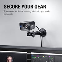 Elgato Wall Mount kĺbový držiak pre kamery a svetlá – čierny, 1/4" závit, kompatibilný s Multi Mount, rozšíriteľný o ďalšie príslušenstvo 3