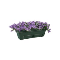 Balkónový kvetináč elho Green Basics All-in-1 – listová zelená, 49x16,5 cm, na vonkajšie a balkónové použitie, s integrovanou podmiskou 7