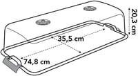 Elho Green Basics Grow House XXL 75 átlátszó növénynövesztő doboz 74,5x20,3cm - 36 cm, transparent 4