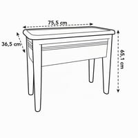 Masa de grădină Elho Green Basics Grow Table XXL 75 cm – masă de cultivare a plantelor pentru balcon și terasă, culoarea verde piatră 4