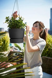 Ghiveci suspendat elho Greenville 24 cm - Negru 7
