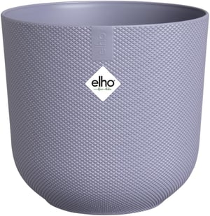 Elho Jazz Round posuda za cvijeće, 100% reciklirana plastika - boja lavande - 23 cm