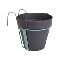 Suport pentru ghiveci de balcon elho Loft Urban - Antracit - Pentru balcon și exterior - 18 x 26,6 x 19,5 cm 2