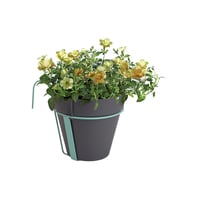 Suport pentru ghiveci de balcon elho Loft Urban - Antracit - Pentru balcon și exterior - 18 x 26,6 x 19,5 cm 6