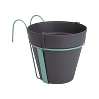 Suport pentru ghiveci de balcon elho Loft Urban - Antracit - Pentru balcon și exterior - 18 x 26,6 x 19,5 cm 5