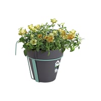 Suport pentru ghiveci de balcon elho Loft Urban - Antracit - Pentru balcon și exterior - 18 x 26,6 x 19,5 cm 3