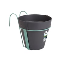 Suport pentru ghiveci de balcon elho Loft Urban - Antracit - Pentru balcon și exterior - 18 x 26,6 x 19,5 cm 1