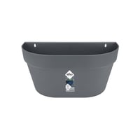Elho Loft Urban Wall Basket 40 cm Antracit nástenný kvetináč – na vonkajšie použitie, 100 % recyklovaný plast 1