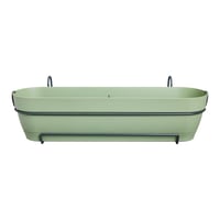 Elho Vibia Campana Allin1 Balkónový kvetináč 70 cm – Pistáciovozelený kvetináč na balkón 2