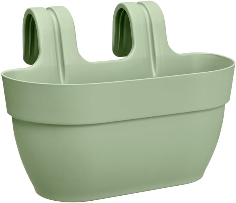 Elho Vibia Campana Easy Hanger M 36 függőleges virágcserép 91,5 cm pistácia zöld - 36 cm, pistachio green
