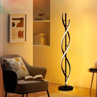 ELINKUME Dimmable LED Álló Lámpa Távirányítóval, Modern Spirál Design 7