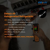 Elitech ILD-100H Hordozható Hűtőközeg Szivárgásdetektor HVAC és Autó Klímához 4