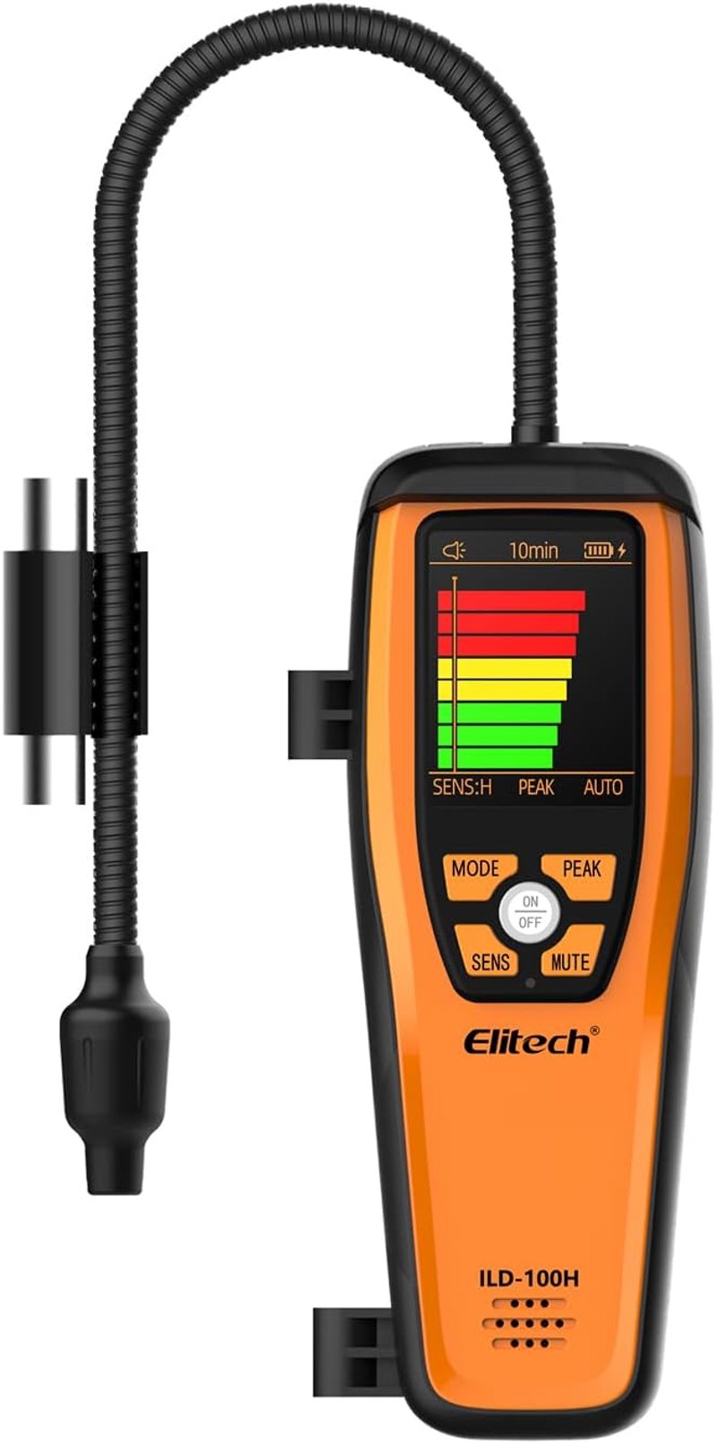 Elitech ILD-100H Hordozható Hűtőközeg Szivárgásdetektor HVAC és Autó Klímához