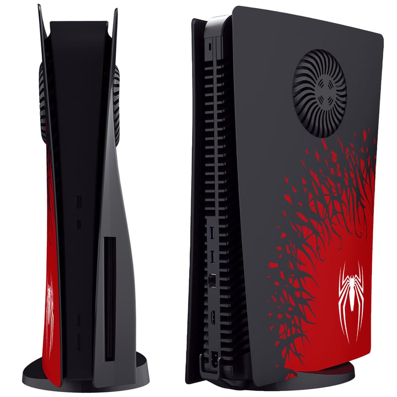 Kryt ElitePlay Spider pre PS5 s vetracími otvormi – Náhradný bočný kryt pre konzolu PlayStation 5 Disc Edition