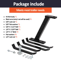 Cârlig de remorcare pentru tractor de grădină ELITEWILL Pro Hi Hitch 5