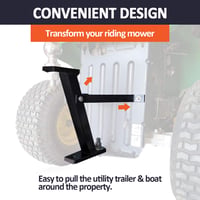 Cârlig de remorcare pentru tractor de grădină ELITEWILL Pro Hi Hitch 2
