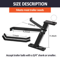 Cârlig de remorcare pentru tractor de grădină ELITEWILL Pro Hi Hitch 3