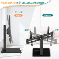 ELIVED EV017 forgó TV állvány 37-70 colos tévéhez, 40 kg terhelhetőség, VESA 600x400 2