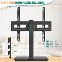 ELIVED EV017 forgó TV állvány 37-70 colos tévéhez, 40 kg terhelhetőség, VESA 600x400 3