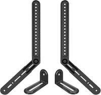 ELIVED Soundbar Tartó Konzol TV-hez 6,8 kg-ig, Állítható Fali Rögzítő Szerelőeszköz Nélkül, Kivehető Karokkal EV5010 1