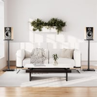 ELIVED Univerzális Hangfal Állvány 808mm Üveg Talppal Satellite és Polc Hangfalakhoz Kábel Vezetéssel Teufel JBL Sony 10kg Teherbírás 1 Pár 9