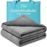 Ella ponderirana deka 135x200 cm 9 kg teška terapeutska deka za odrasle 1