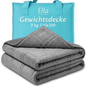 Ella Súlyozott Takaró 135x200 cm 9 kg Nehéz Terápiás Takaró Felnőtteknek