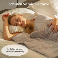 Ella Súlyozott Takaró 135x200cm 7kg - Stresszoldó Nehéztakaró 100% Pamutból - Mélyalvást Segítő Terápiás Paplan 55-85kg Testsúlyhoz 2