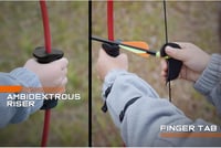 ELONG OUTDOOR Gyerek íj szett 8 nyíllal célponttal és tegezzel, beltéri és kültéri nyílövő játék 6 éves kortól jobb és balkezesnek 6
