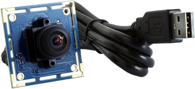 ELP 0.3MP VGA USB Webkamera 170° Halszem Lencse, 480P UVC Plug and Play