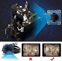 ELP 0.3MP VGA USB Webkamera 170° Halszem Lencse, 480P UVC Plug and Play 5
